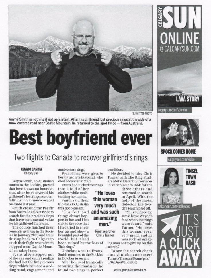 Calgary Sun: Best Boyfriend Ever